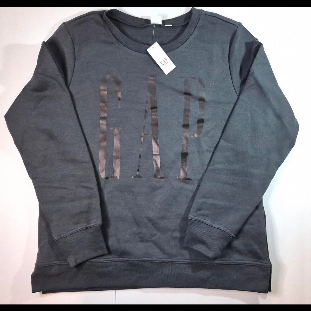 Gap Women's Black and Brown Sweatshirt size s
